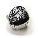 New petal bell, silver color, size #5, 1 5/8 in.