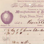 1890 Starr Brothers Bell Co. receipt