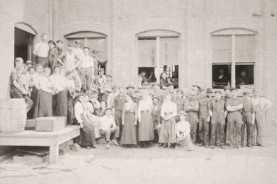 Bevin factory workers
