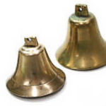 Antique open bell, 2 to 2 1/4 in.