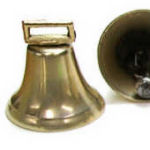 Antique open bell, 2 1/2 to 2 3/4 in.