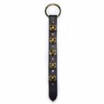 5-bell strap, antique bells, riveted style strap