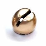 Antique globe bell, flat top, rivet base, size #2, 1 1/4 in.