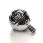 New petal bell, silver color, size #2, 1 1/4 in.