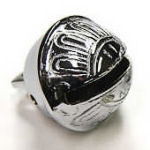 New petal bell, silver color, size #11, 2 3/8 in.