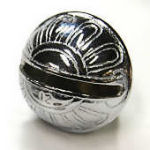 New petal bell, silver color, size #12, 2 1/2 in.
