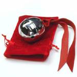 New Polar Express style gift bell, size #6 (1 3/4"), silver