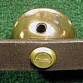 Sleigh bell with screw fastener