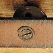 Sleigh bell with screw fastener